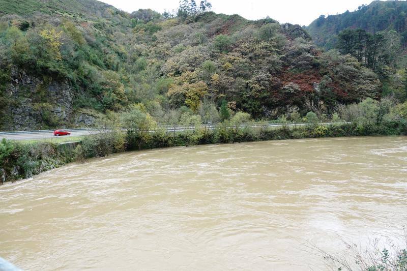 El paso de la borrasca 'Cecilia' por el Cantábrico ha dejado esta noche en Asturias fuertes rachas de viento y abundante lluvia