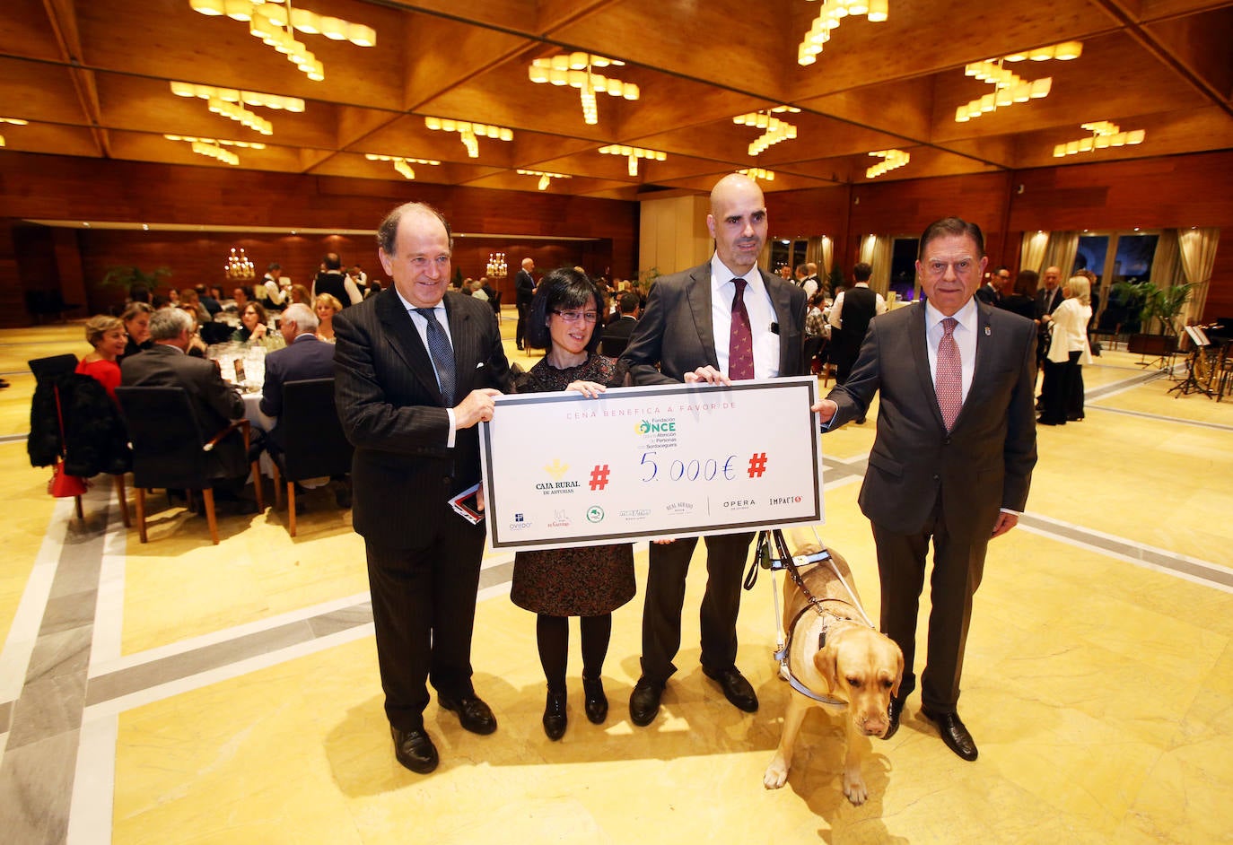 El acto se ha celebrado en el palacio d ella Zoreda. 