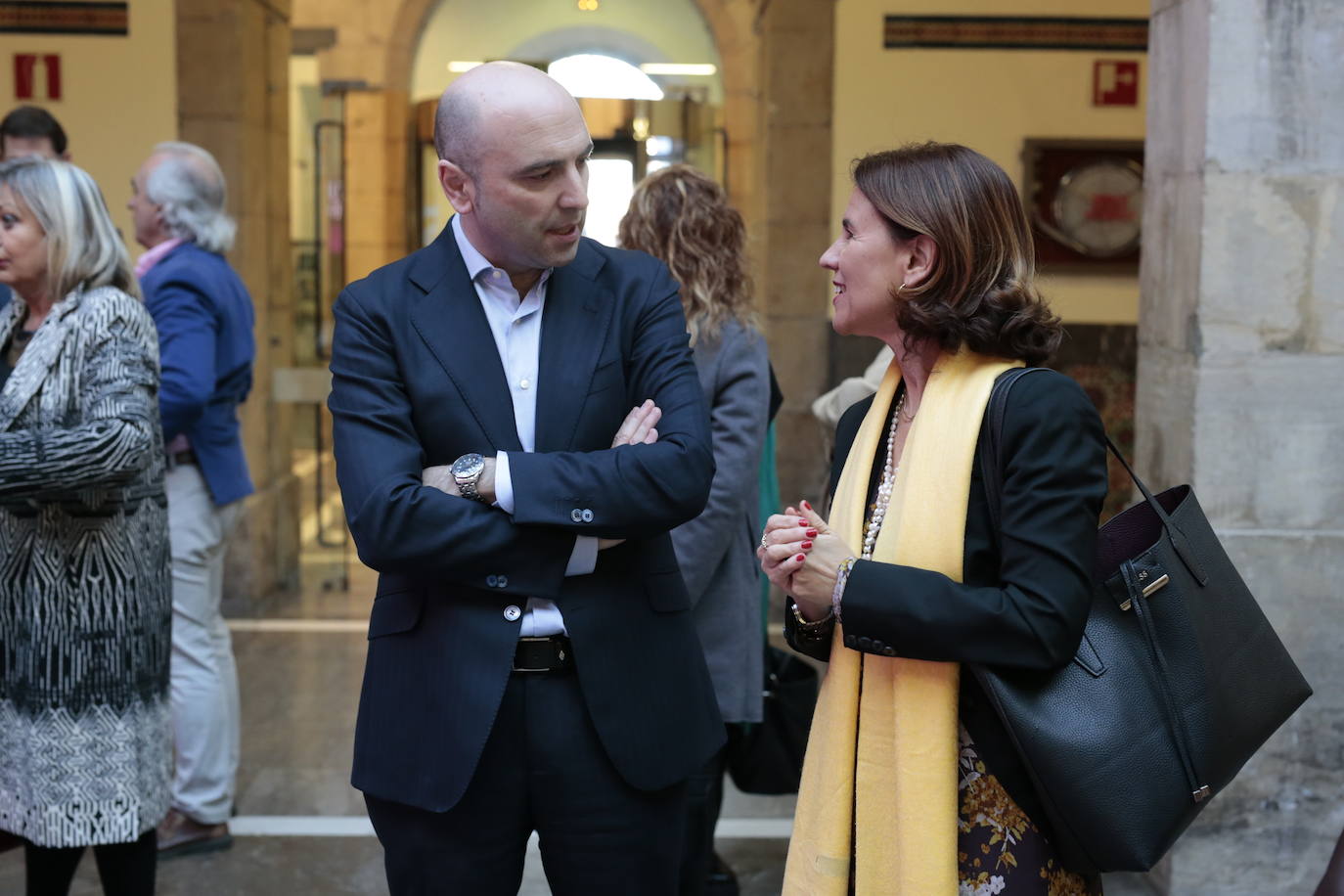 La directora general de Igualdad del Principado, Nuria Varela, ha sido la encargada de abrir la jornada Futuro en Femenino organizada en Gijón por EL COMERCIO.