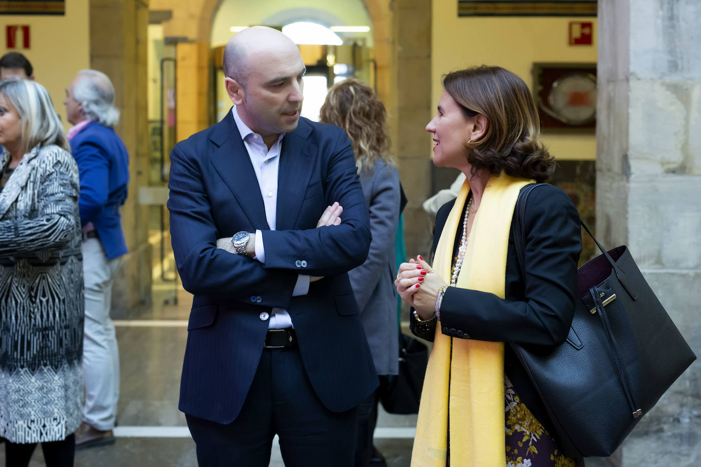 La directora general de Igualdad del Principado, Nuria Varela, ha sido la encargada de abrir la jornada Futuro en Femenino organizada en Gijón por EL COMERCIO.