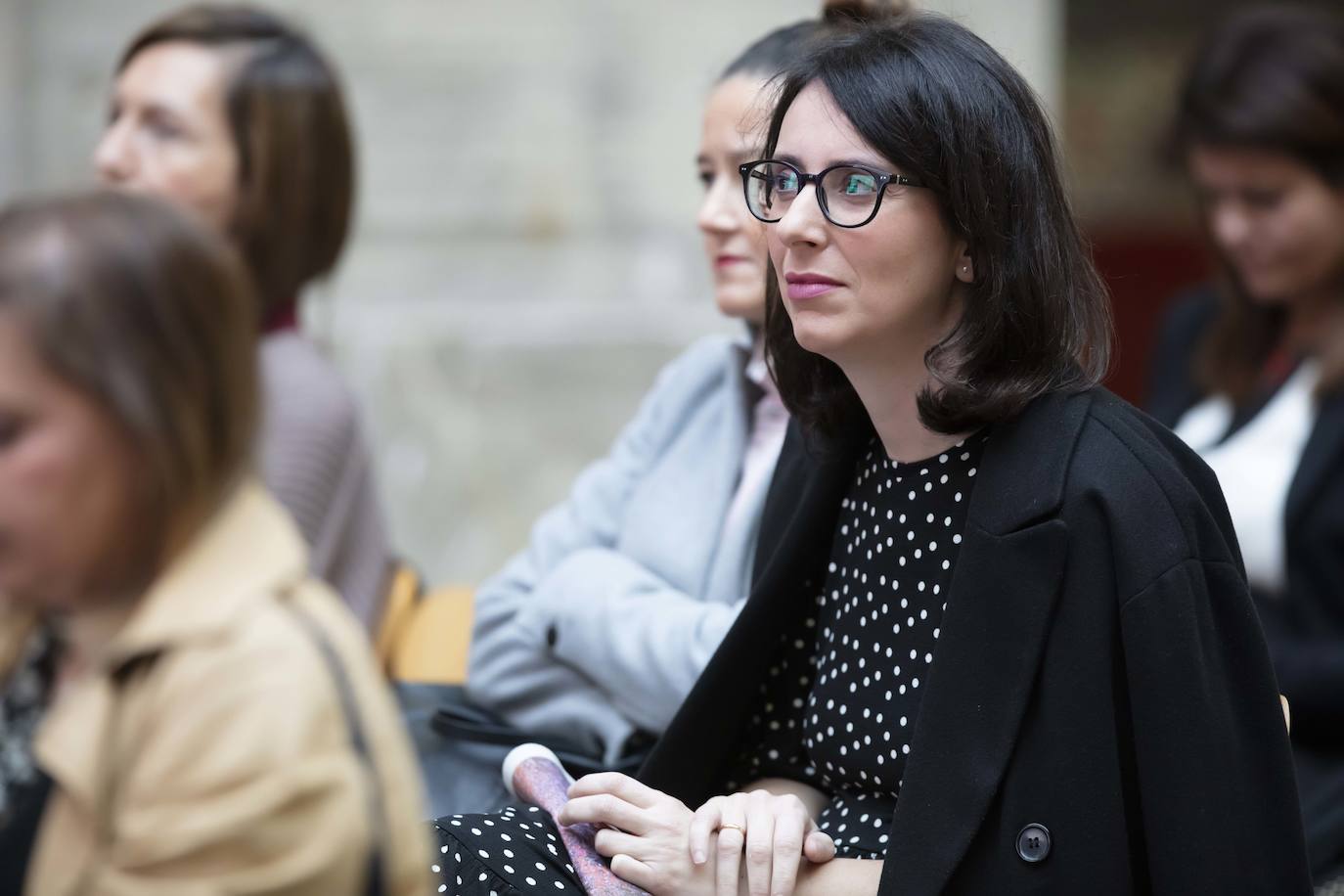 La directora general de Igualdad del Principado, Nuria Varela, ha sido la encargada de abrir la jornada Futuro en Femenino organizada en Gijón por EL COMERCIO.