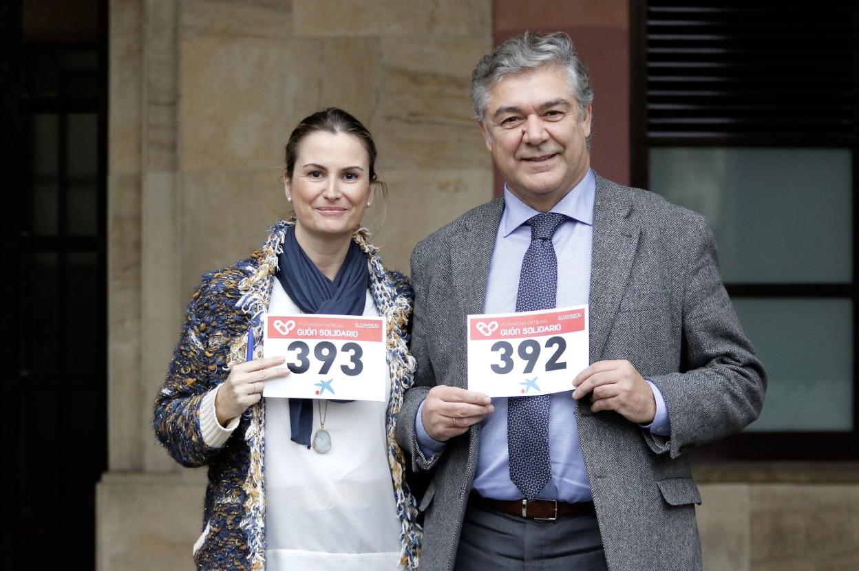 Laura Hurlé y Eladio de la Concha, de Vox. 