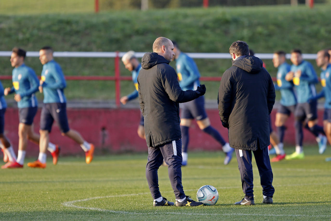 Fotos: Entrenamiento del Sporting (4-12-19)