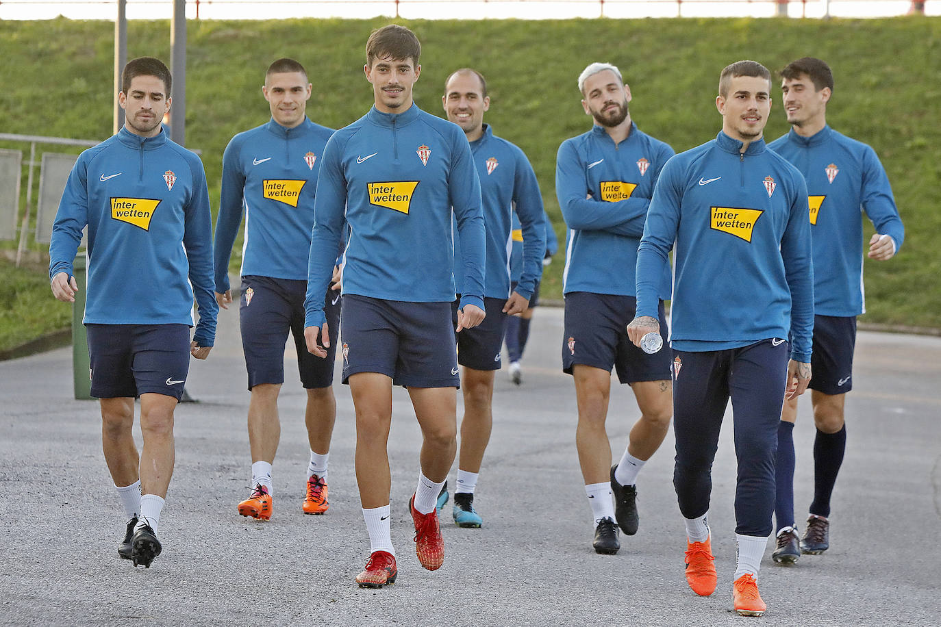 Fotos: Entrenamiento del Sporting (4-12-19)