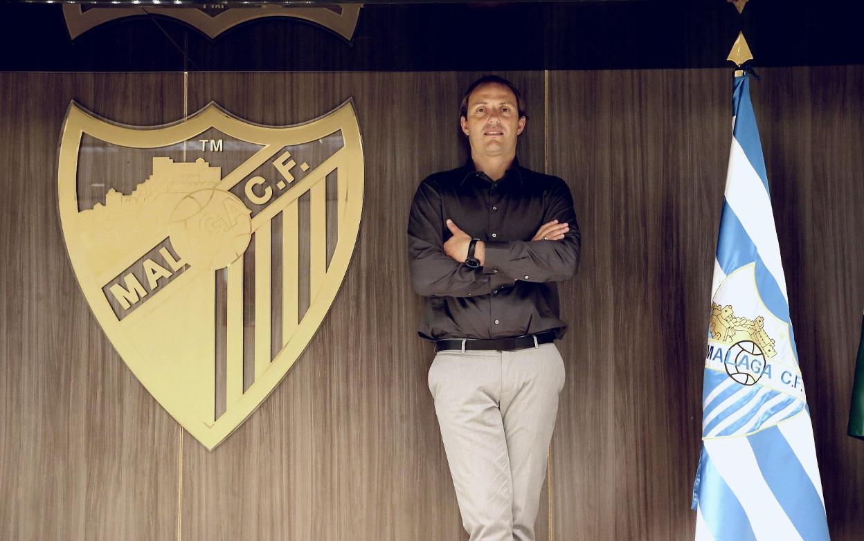 Francesc Arnau, en su etapa como director deportivo del Málaga.