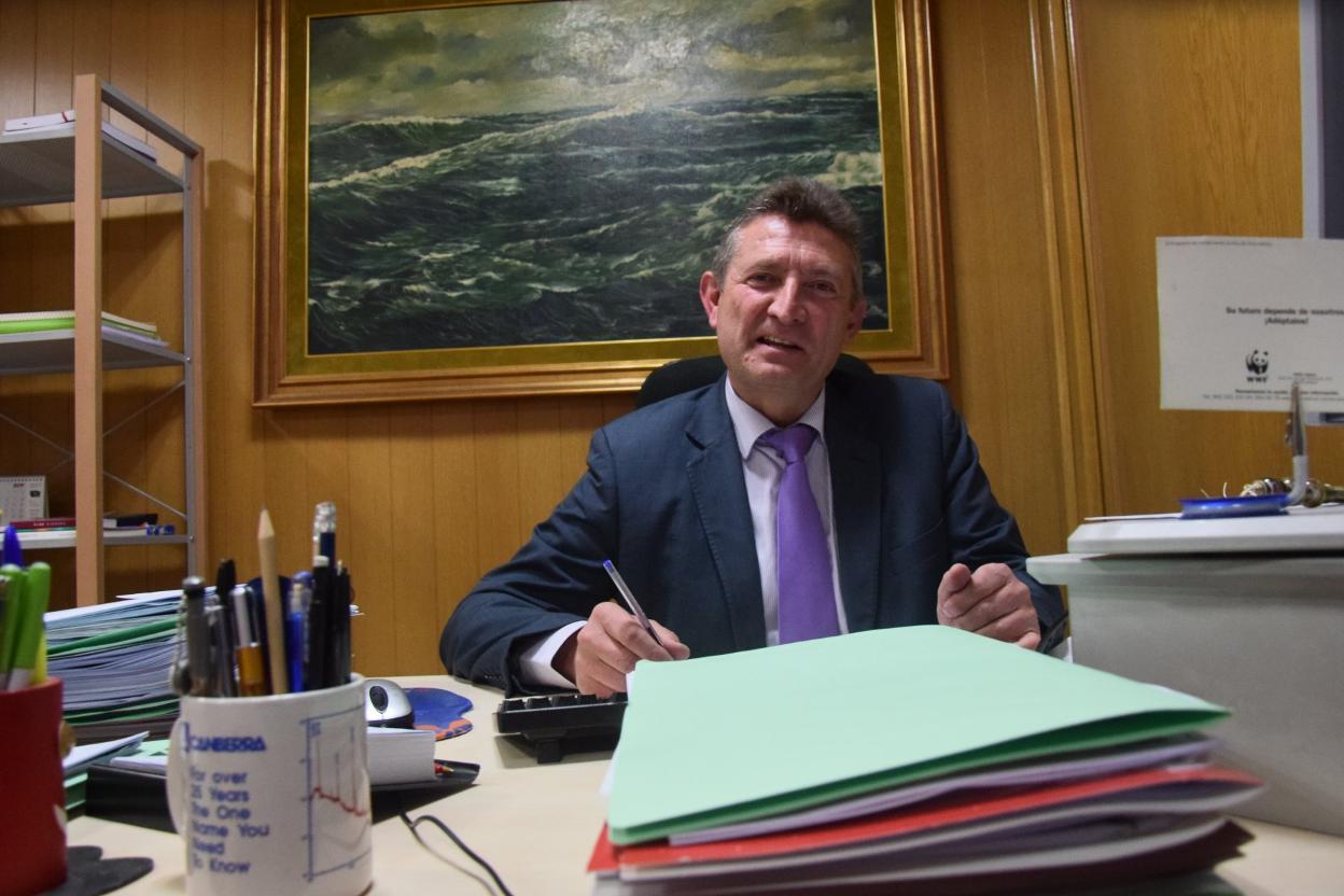 Fernando Soto, en su despacho en Madrid. 