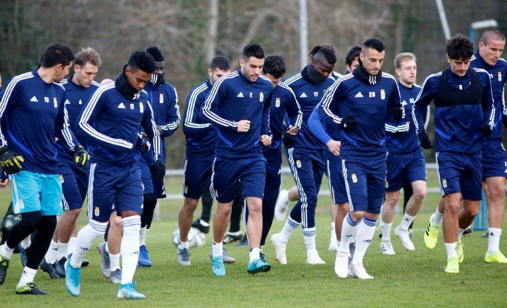 Fotos: Entrenamiento del Real Oviedo (09-12-2019)