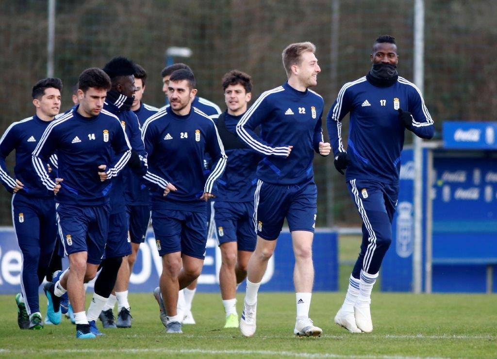 Fotos: Entrenamiento del Real Oviedo (09-12-2019)