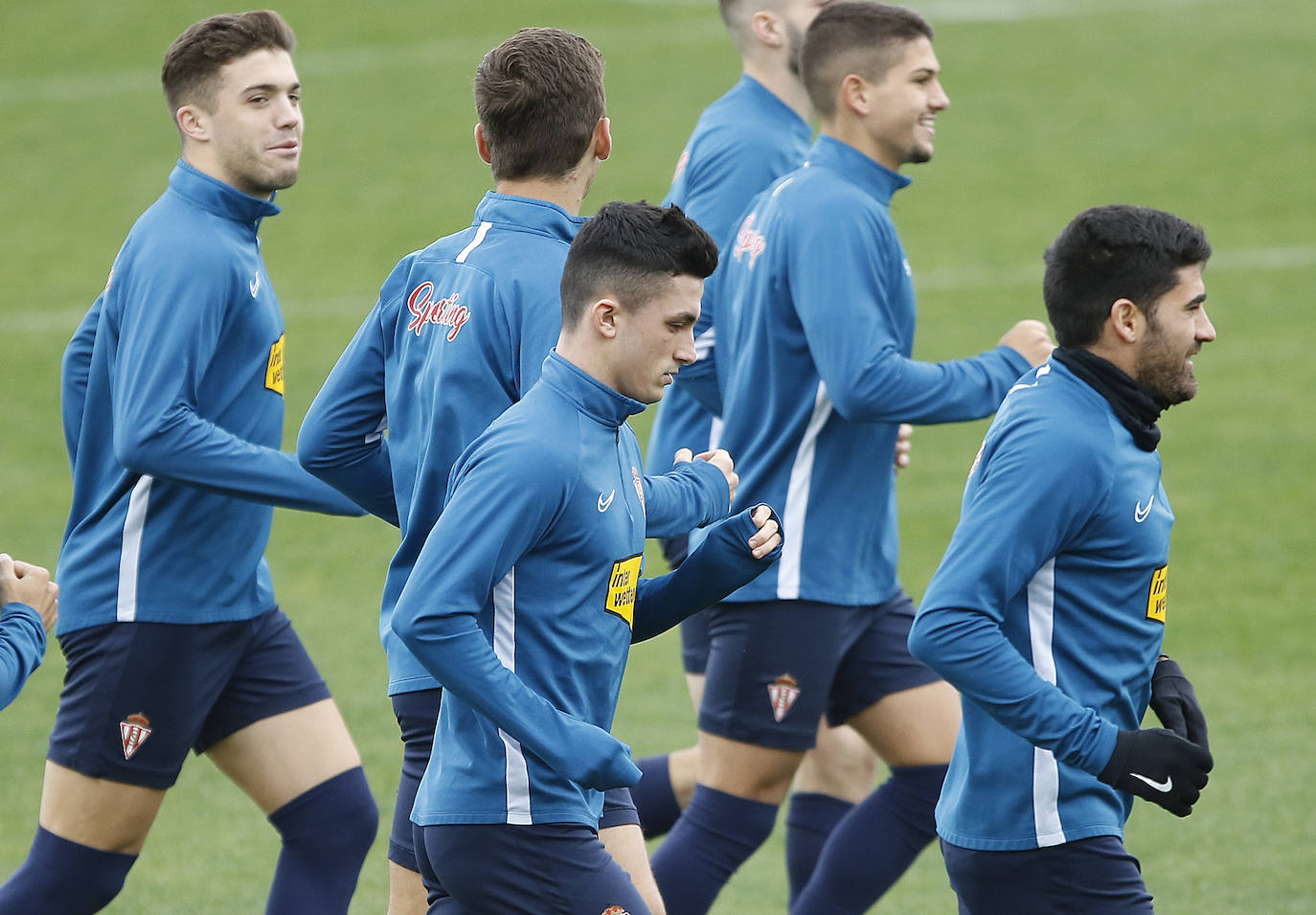 Fotos: Entrenamiento del Sporting (13/12/19)