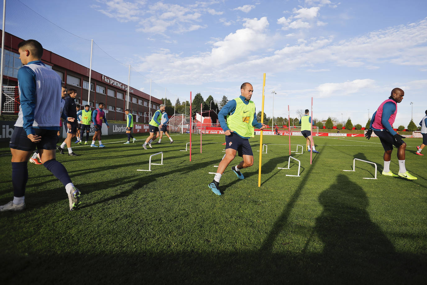 Entrenamiento del Sporting (14/12/2019)