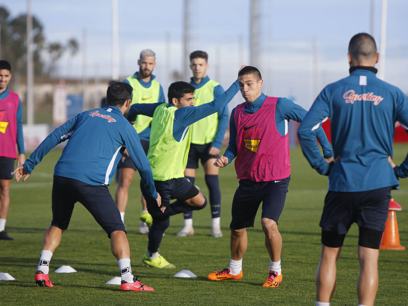 Entrenamiento del Sporting (14/12/2019)