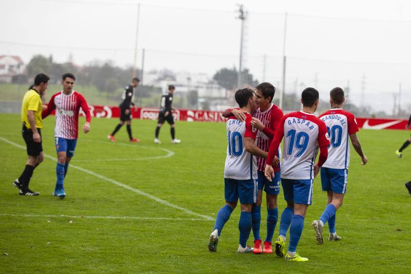 Fotos: Las imágenes del Sporting B 6 - Peña Deportiva
