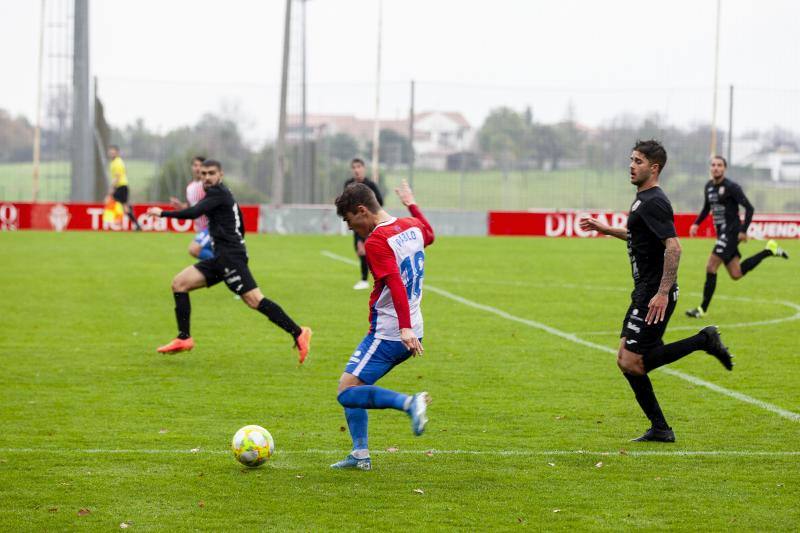 Fotos: Las imágenes del Sporting B 6 - Peña Deportiva