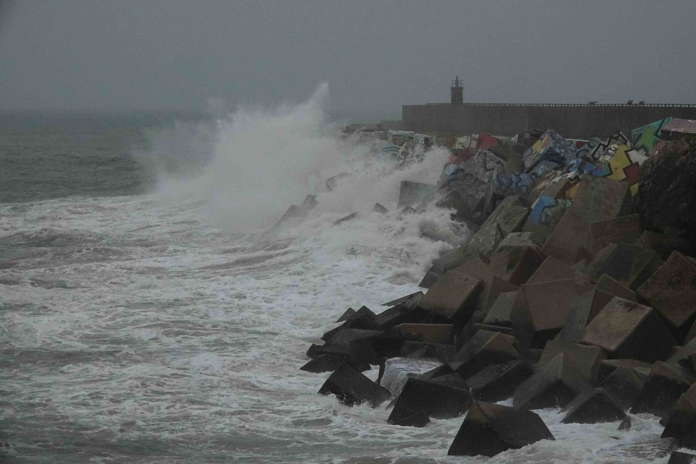 Fotos: Las imágenes que deja el temporal en Asturias