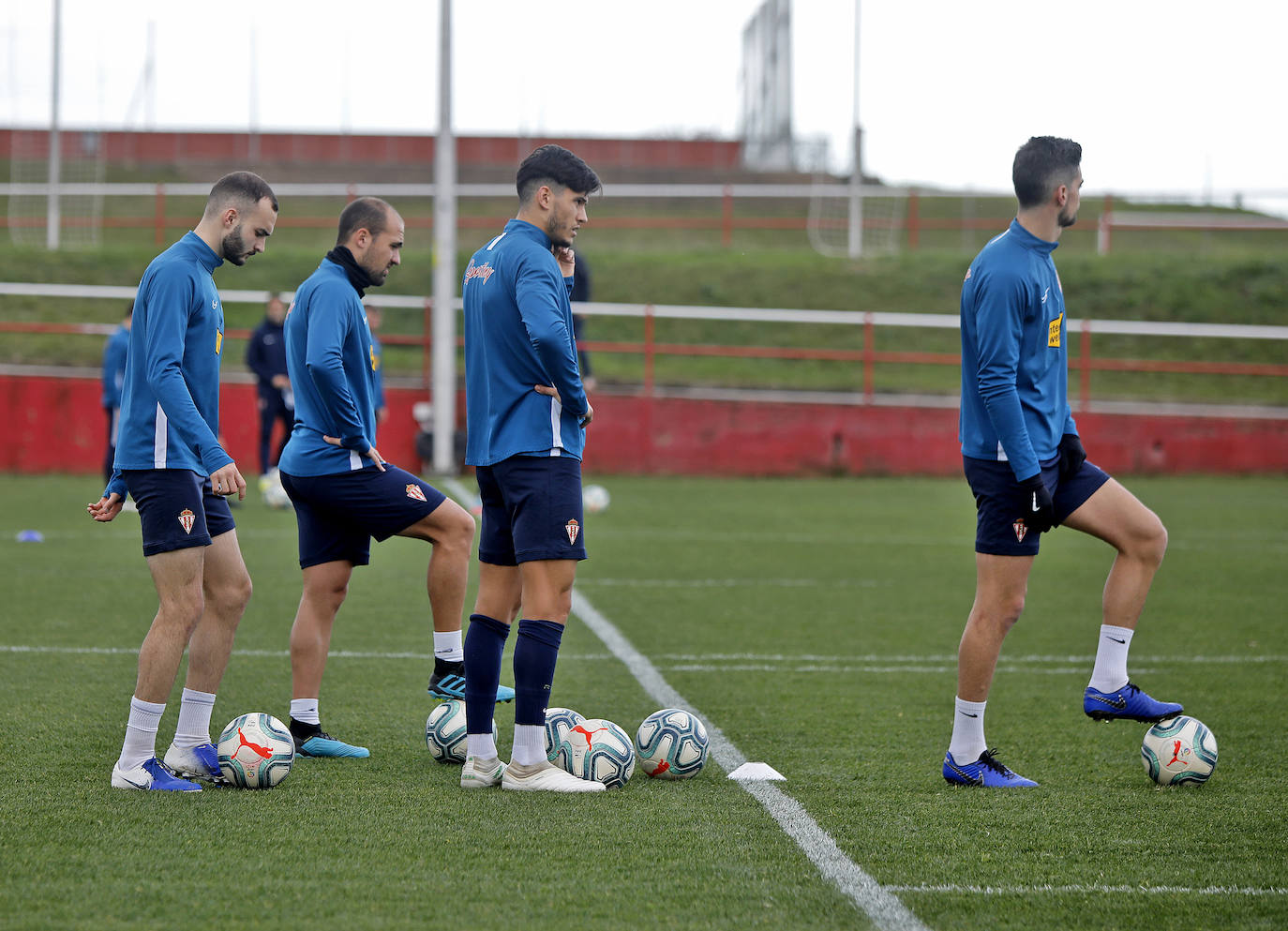 Los de José Alberto han entrenado este miércoles tras la derrota del martes contra el Zamora, que supuso la eliminación de la Copa del Rey. 