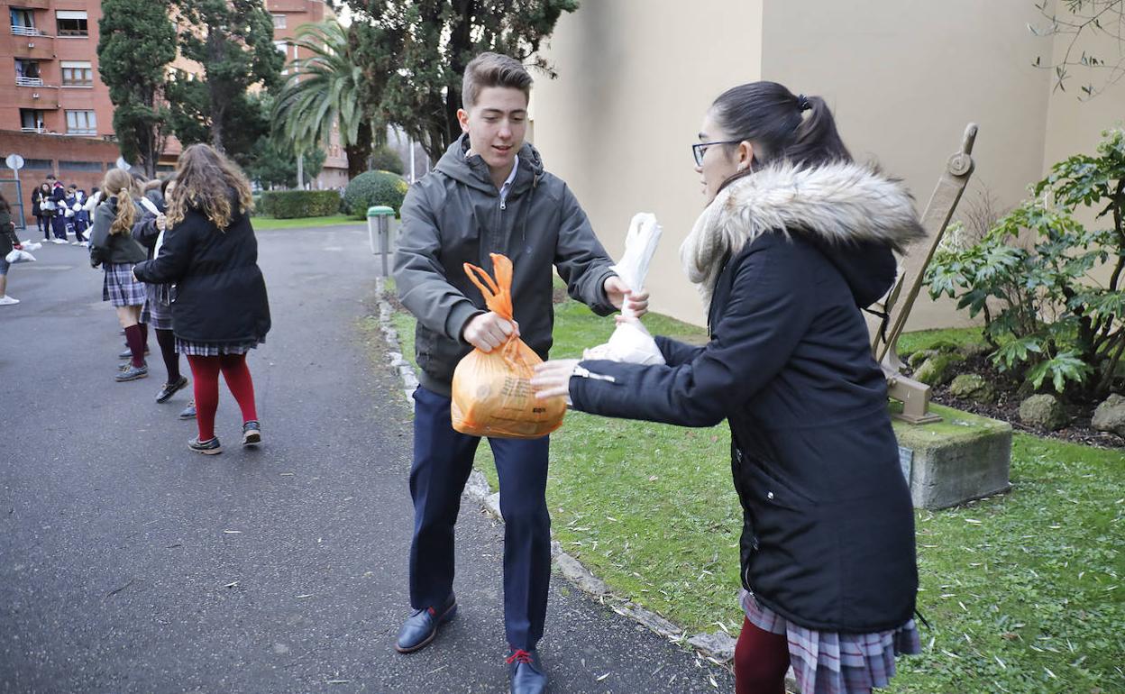 800 kilos de solidaridad en Gijón