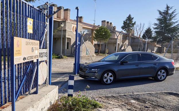 Vista de la llegada de Iñaki Urdangarín al del Centro Penitenciario de Brieva (Ávila). 