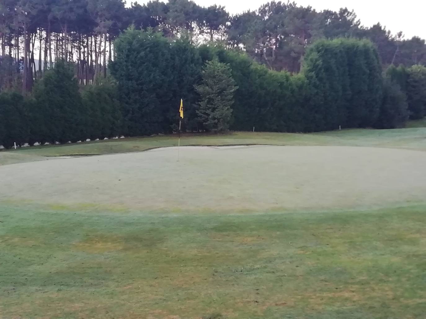 El área central de Asturias ha registrado heladas en las primeras horas de la mañana.