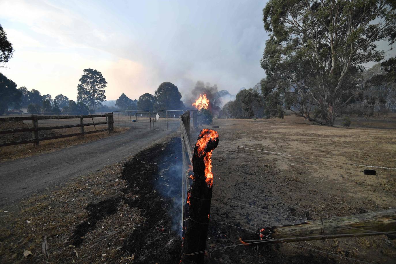 Los incendios han dejado este martes al menos dos muertos y cinco desaparecidos