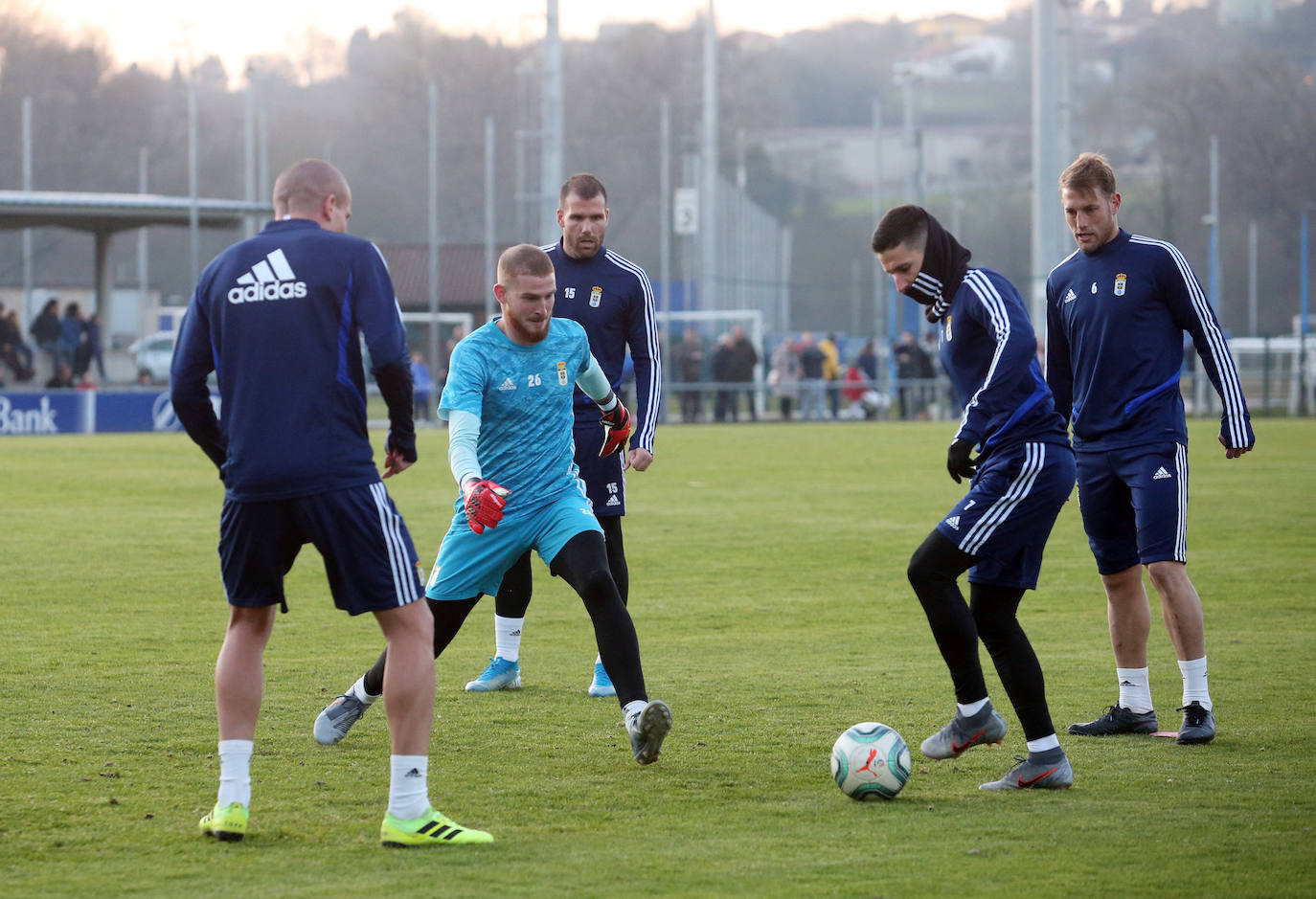 Fotos: Entrenamiento del Real Oviedo (01/01/2020)