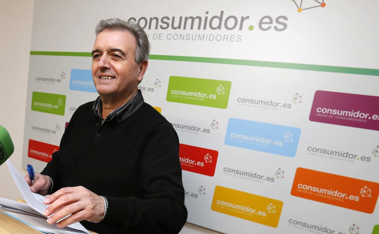 Dacio Alonso, presidente de la Unión de Consumidores de Asturias. 