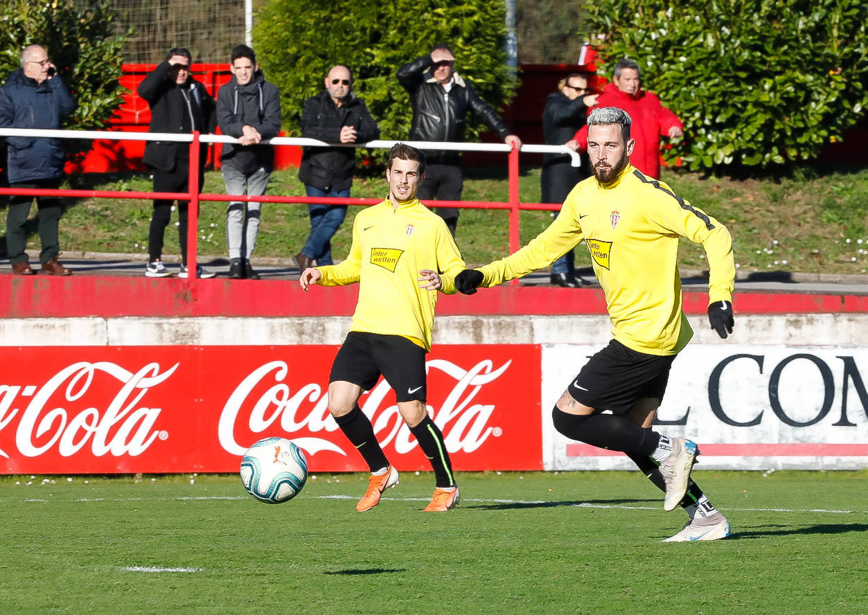 Fotos: Entrenamiento del Sporting (05/01/2020)