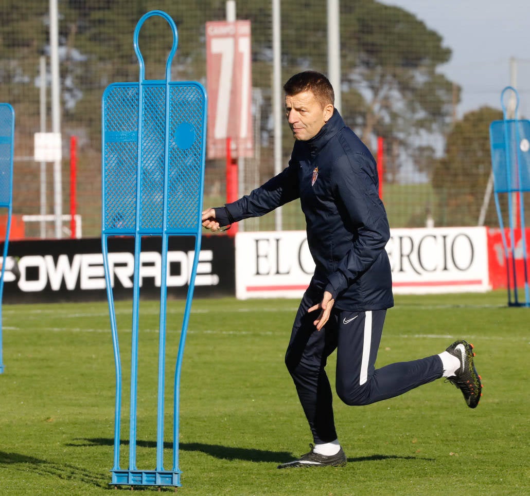 Fotos: Entrenamiento del Sporting (05/01/2020)