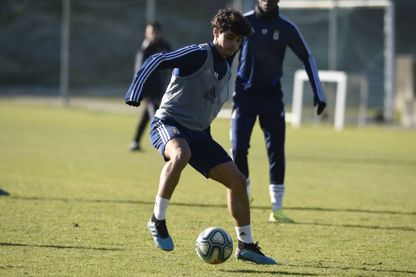 La incorporación del capitán Saúl Berjón ha sido la novedad de la sesión después de su ausencia durante cinco semanas por una operación de rodilla.