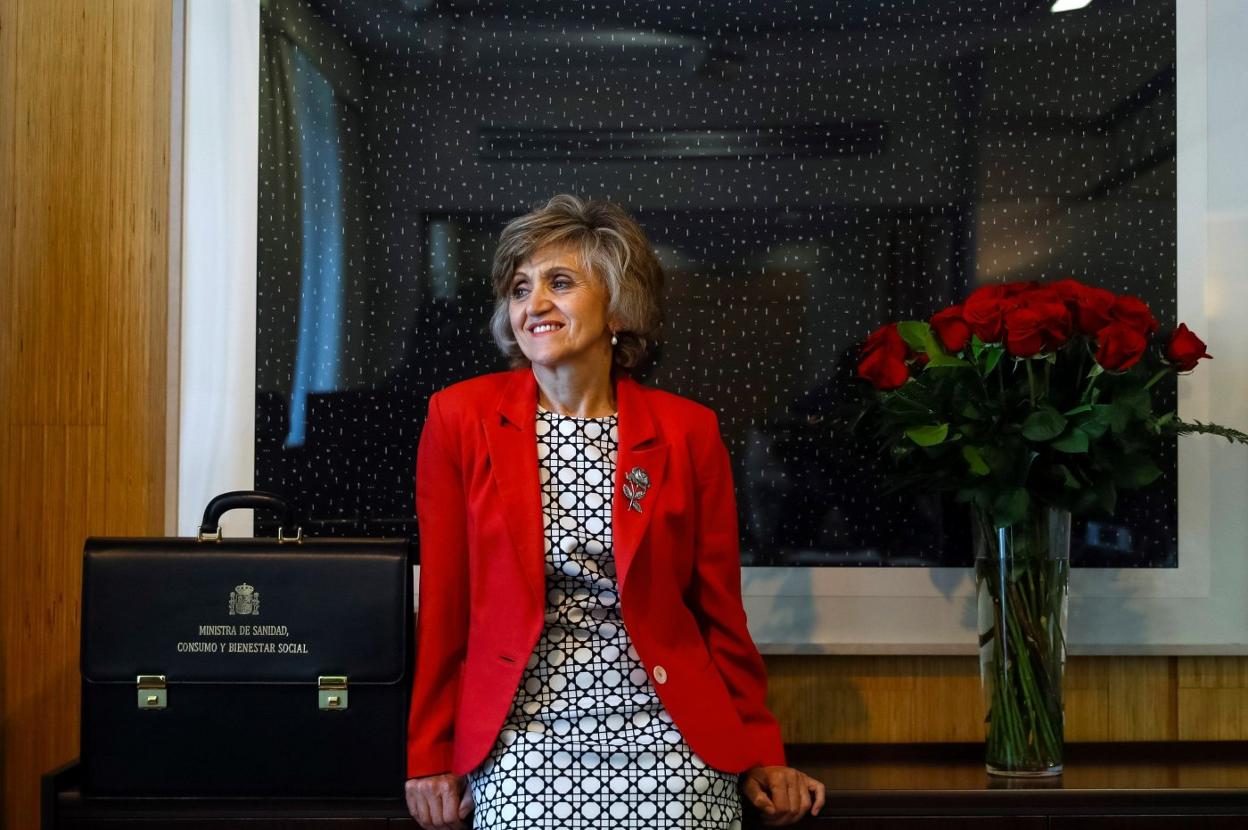 María Luisa Carcedo, tras ser nombrada ministra, en septiembre de 2018. 