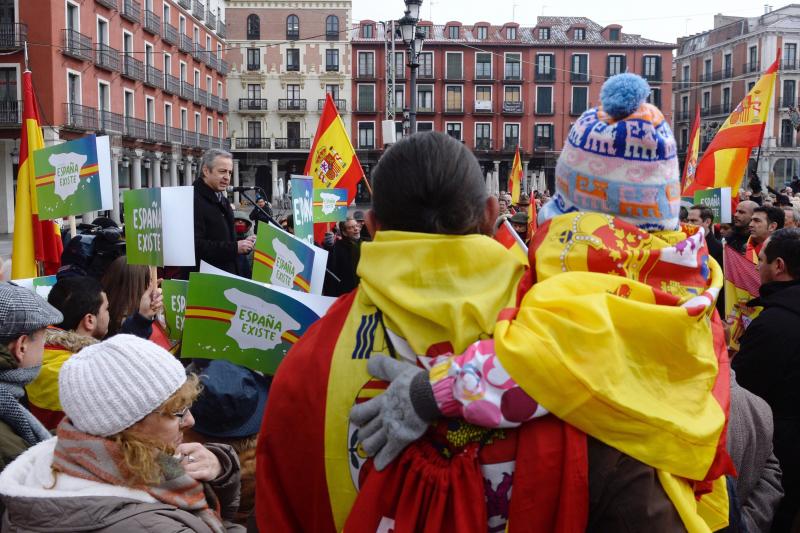 Concentración de Vox en Valladolid.