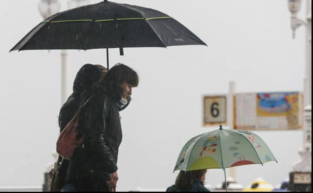 Cambio brusco del tiempo en Asturias con desplome de temperaturas