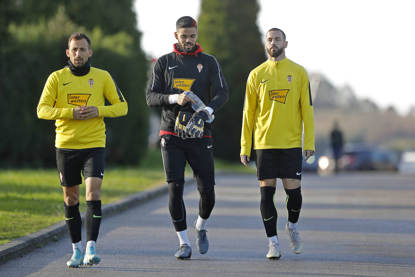 Los rojiblancos siguen con la preparación para el partido ante el Numancia