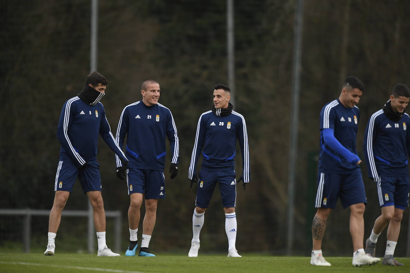 Tras la derrota ante el Almería, los azules han regresado a los entrenamientos