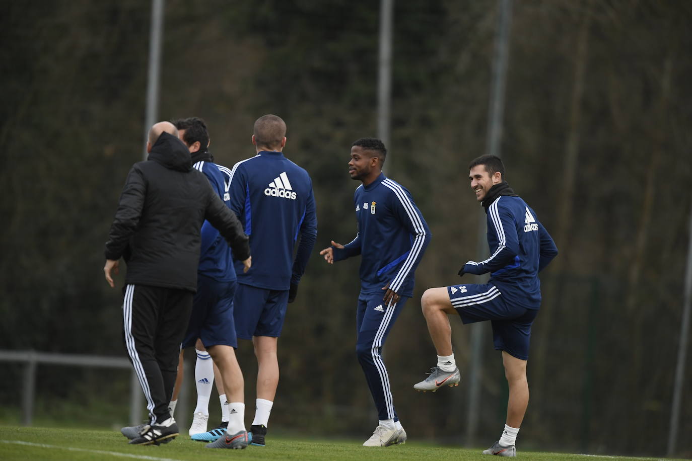 Tras la derrota ante el Almería, los azules han regresado a los entrenamientos
