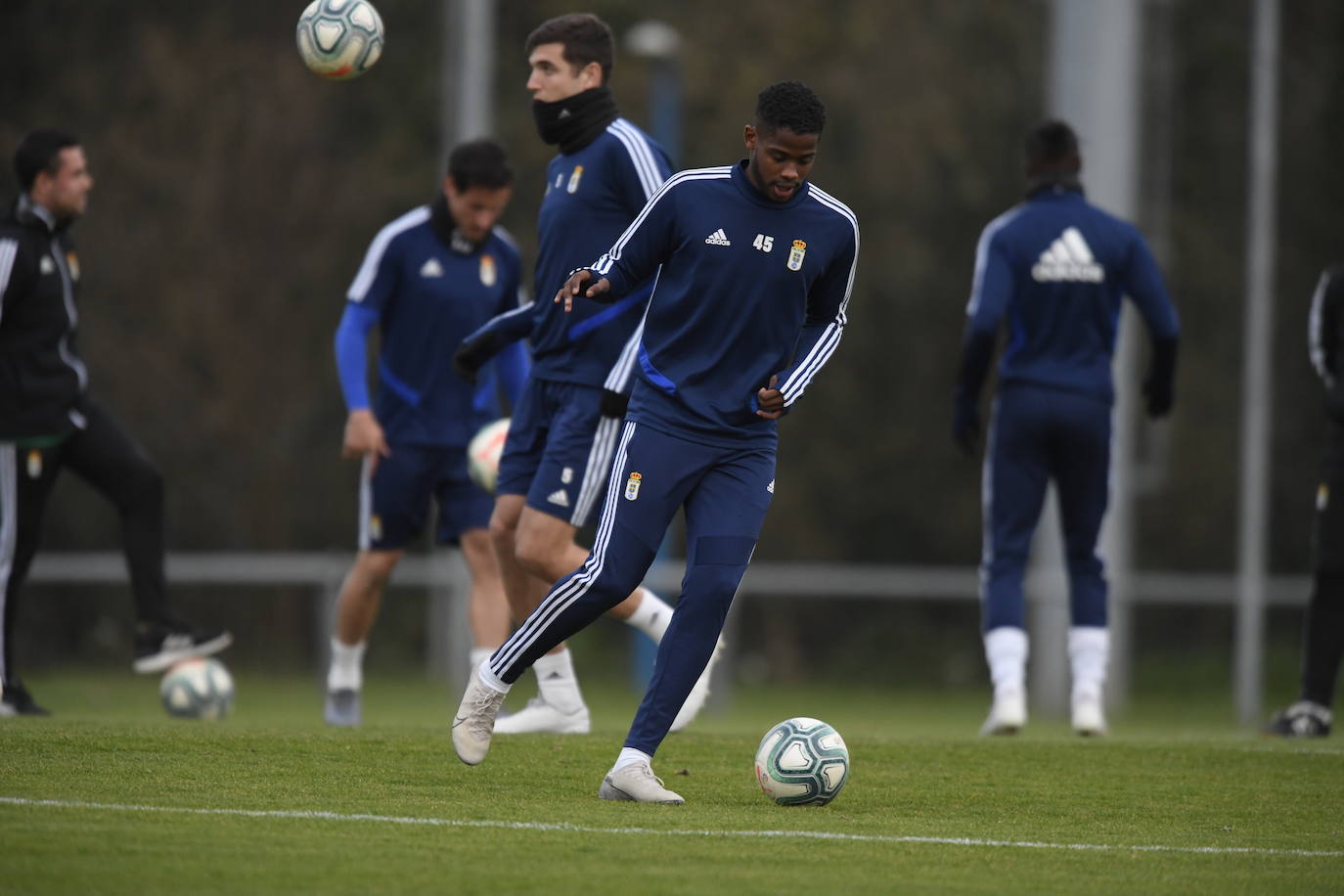 Tras la derrota ante el Almería, los azules han regresado a los entrenamientos