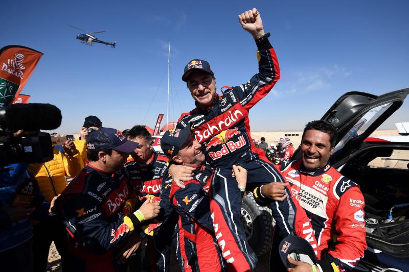 Fotos: Carlos Sainz, ganador del Dakar 2020