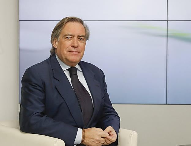 Alberto López-Asenjo, ayer, en el plató de la Lupa. 