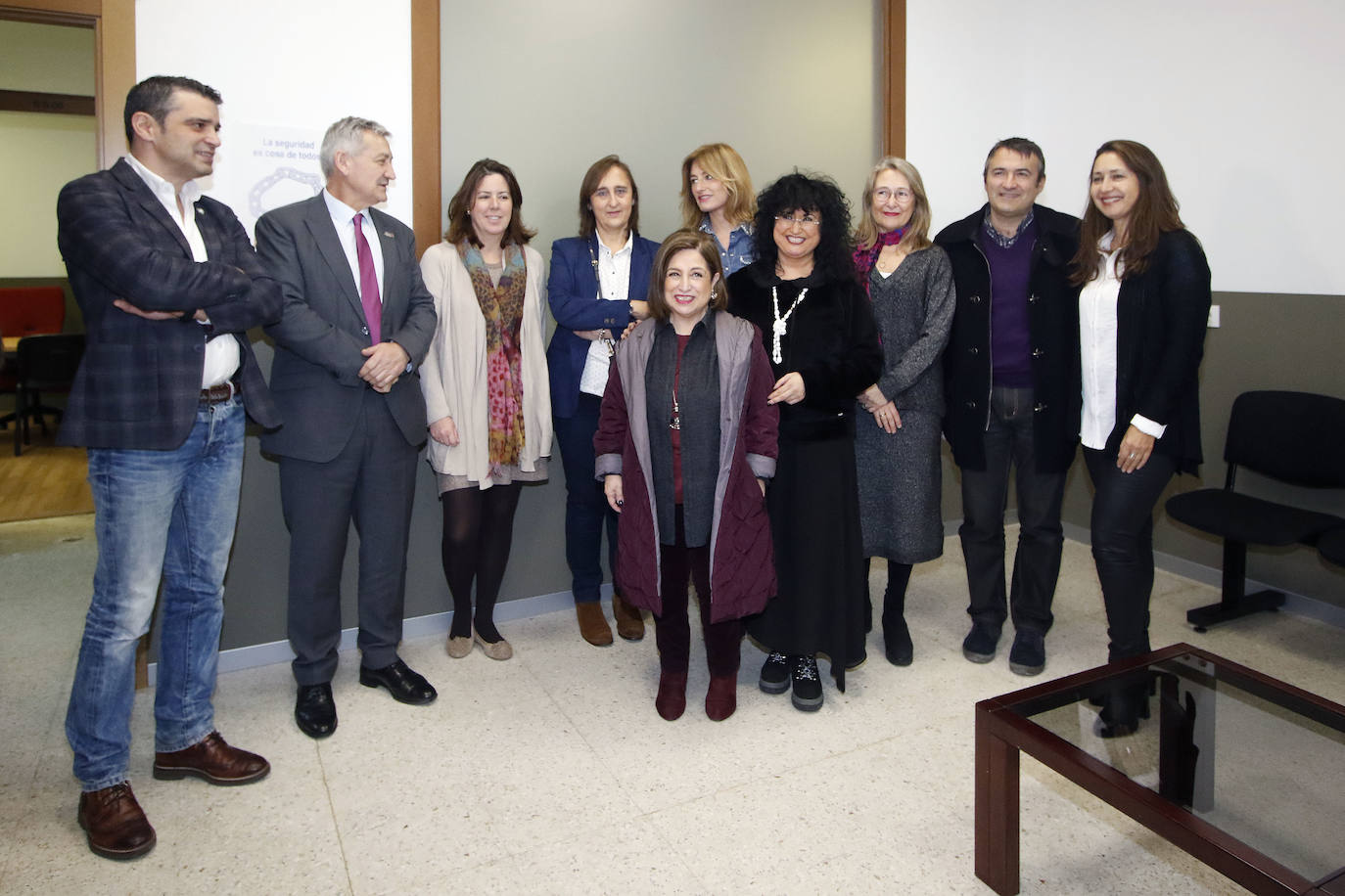 Visita a las instalaciones del Servicio de Prevención de Riesgos Laborales y Salud Laboral de la Escuela Politécnica de Ingeniería, restauradas tras las inundaciones del 11 de junio de 2018 