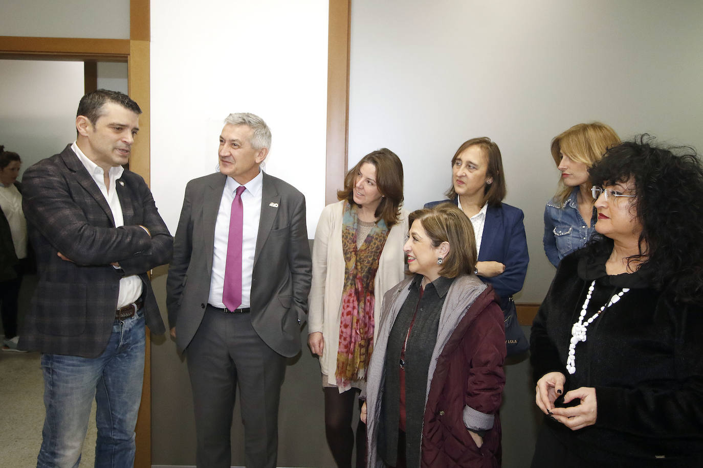 Visita a las instalaciones del Servicio de Prevención de Riesgos Laborales y Salud Laboral de la Escuela Politécnica de Ingeniería, restauradas tras las inundaciones del 11 de junio de 2018 