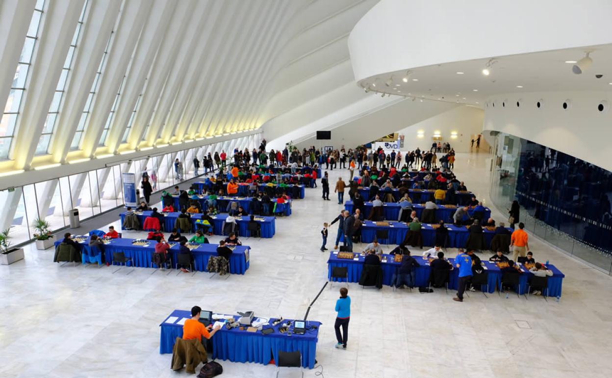 Panorámica de la sala de juego. 