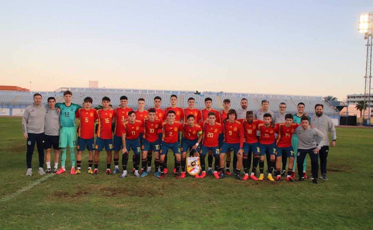 Debut victorioso del sportinguista David Argüelles con la Selección Española Sub 18