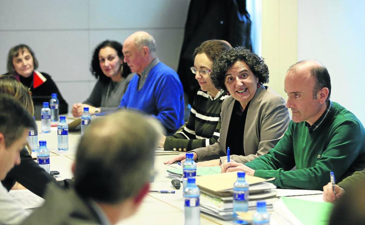 Berta Piñán presidió la reunión del Consejo de Patrimonio. 