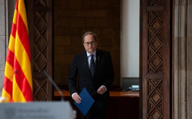 Torra deja en el aire la mesa de diálogo entre el Gobierno y el Govern