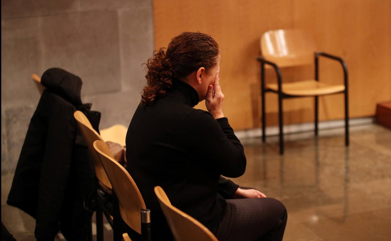 La 'envenenadora' de Arriondas, durante el juicio celebrado en 2018.