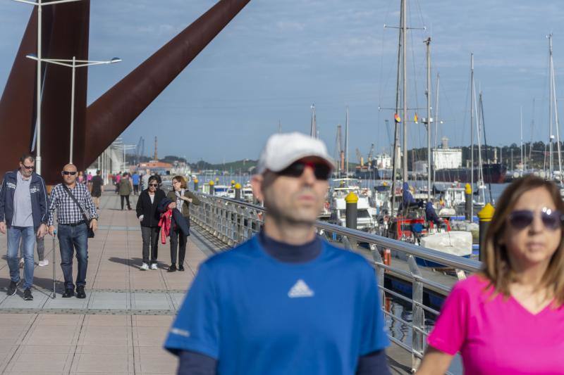 Febrero llega ocho grados más cálido de lo habitual