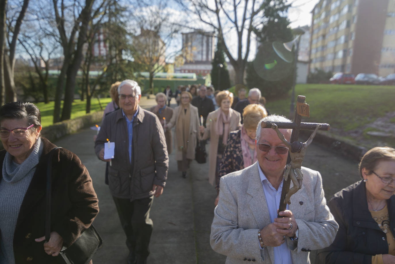 Procesión de La Candelaria en La Magdalena. 
