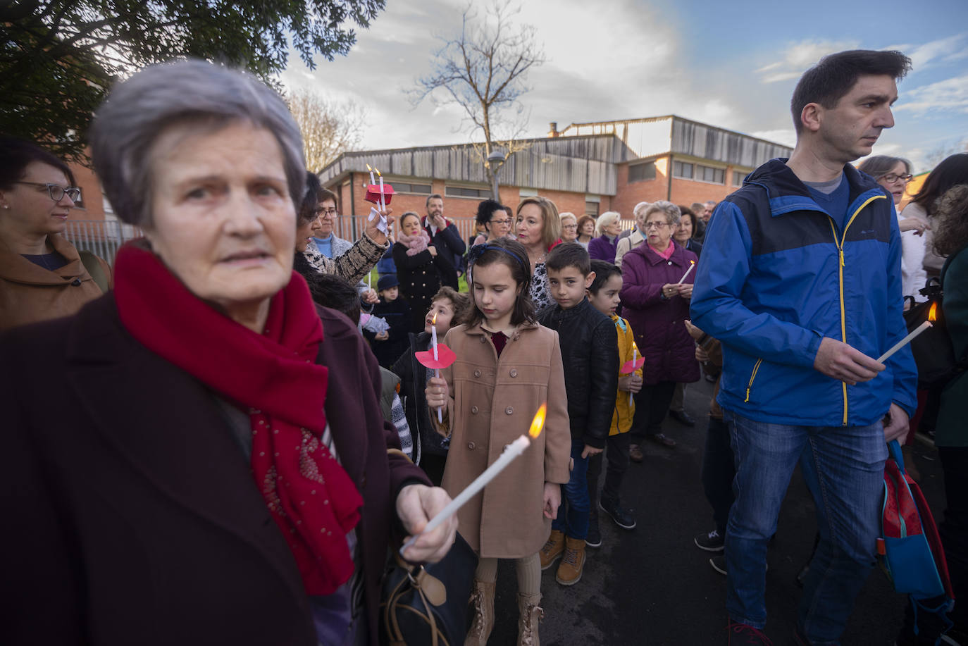 Procesión de La Candelaria en La Magdalena. 