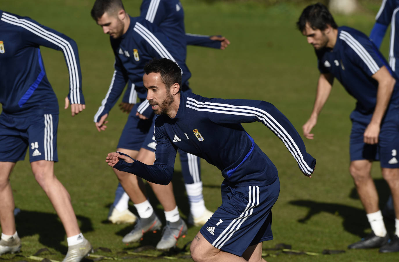 Los azules preparan su próximo partido ante el Rayo Vallecano