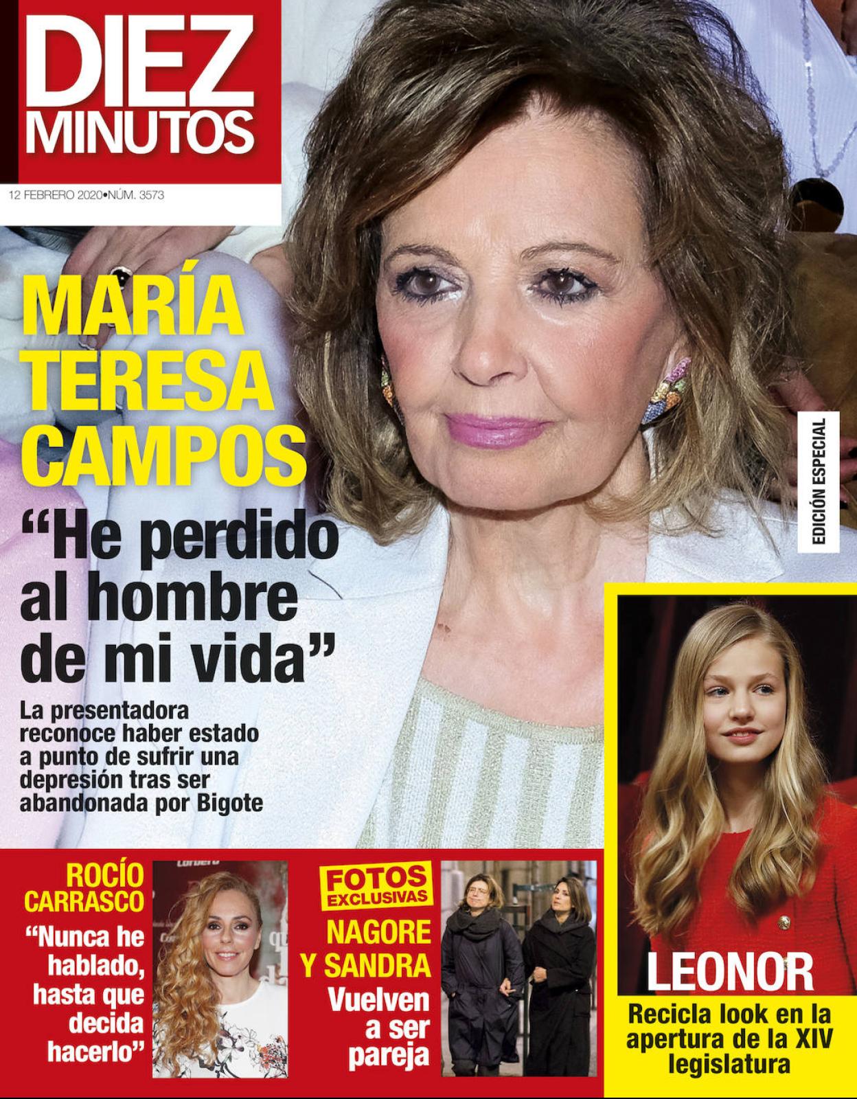 María Teresa Campos: «He perdido al amor de mi vida»