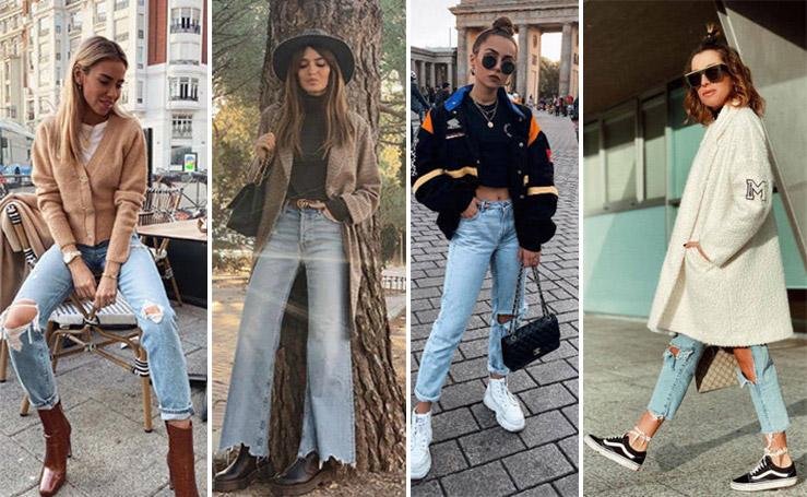 Los vaqueros rotos y retro vuelven a conquistar los looks urbanos